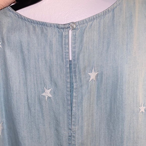 Velvet Heart light blue star tank top - Picture 4 of 5